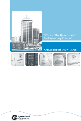 OQPC's Annual Report 2007-2008