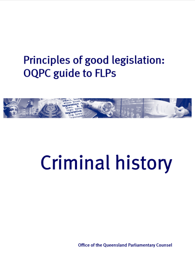FLPs Criminal history