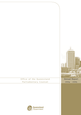 OQPC's Annual Report 2004-2005