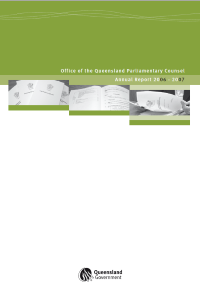 OQPC's Annual Report 2006-2007