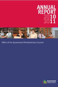 OQPC's Annual Report 2010-2011