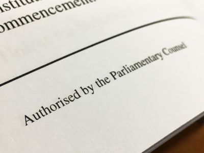 Authorised legislation