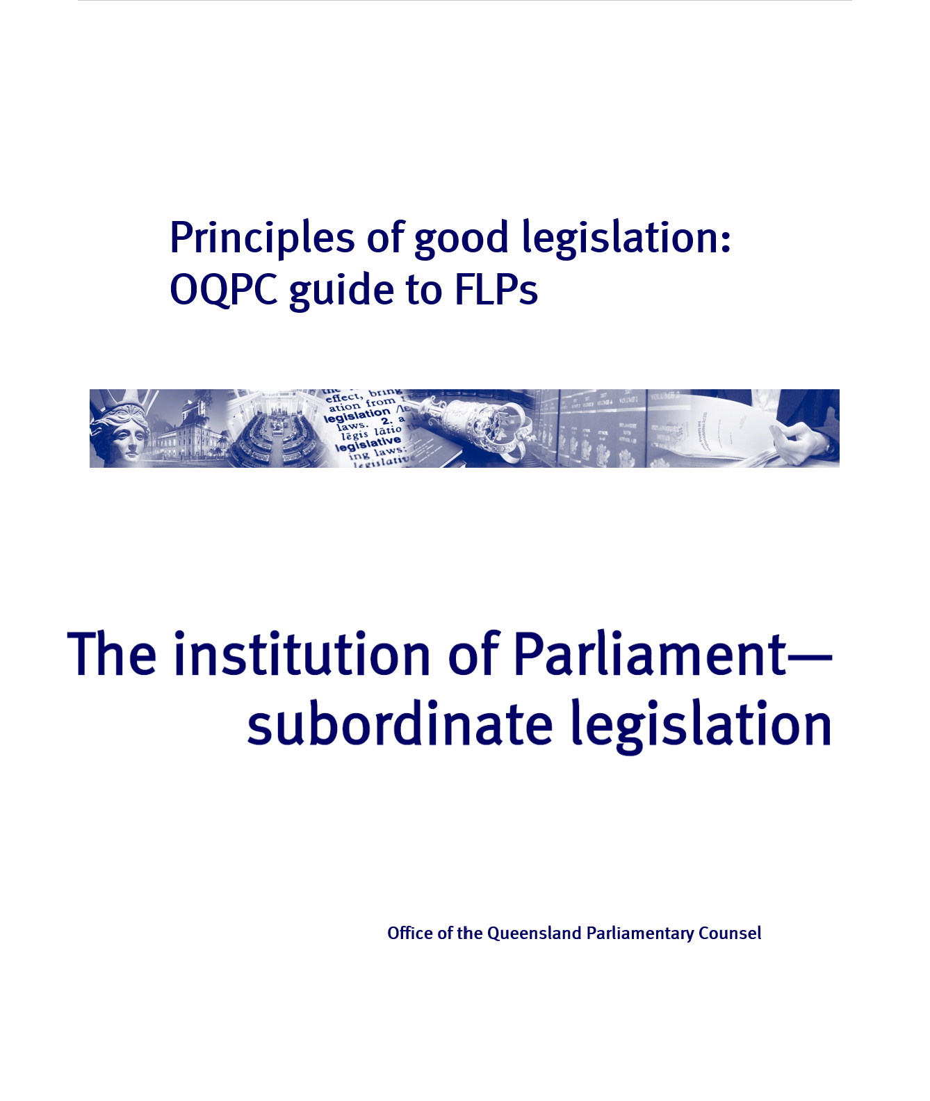 FLPs Subordinate legislation