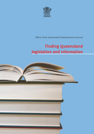 Finding Queensland legislation and information