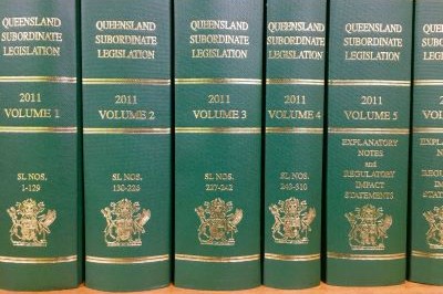 Volumes of Queensland Subordinate Legislation